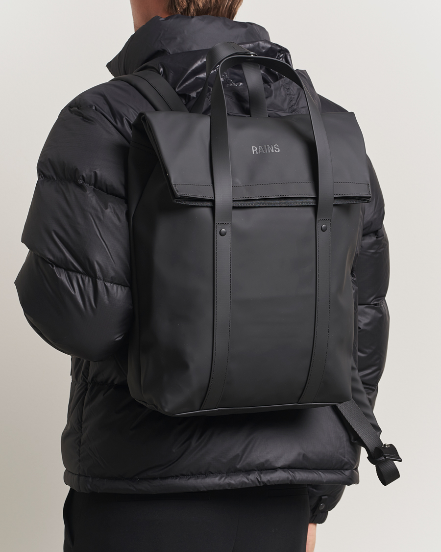 Herr | Väskor | RAINS | 2 Way Tote Backpack Black