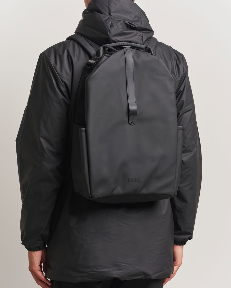 Herr | Väskor | RAINS | Clip Front Backpack Black