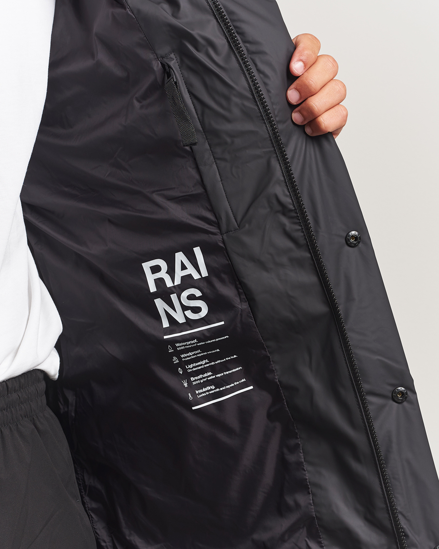 Herr | Jackor | RAINS | Lohja Insulated Cargo Jacket Black