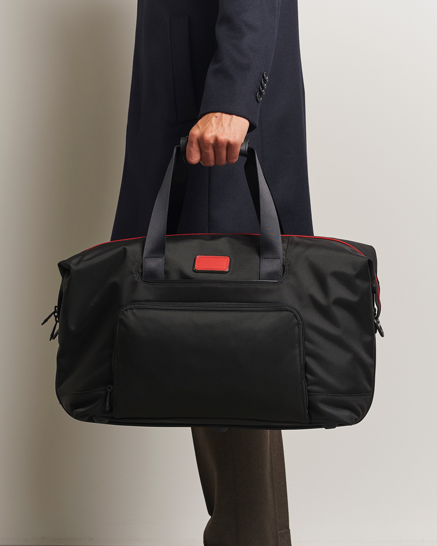 Herr | Väskor | TUMI | Alpha 3 Double Expansion Travel Satchel Black/Red