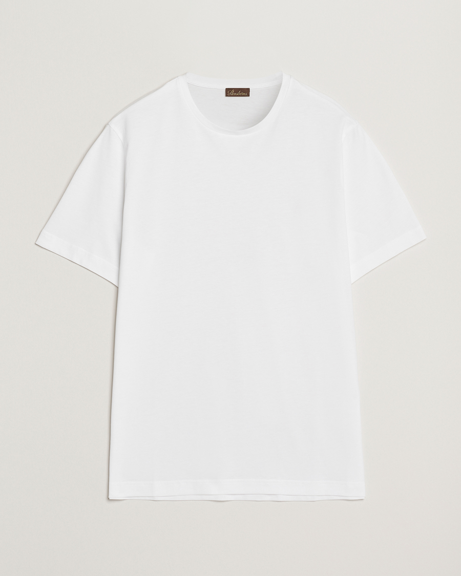 Herr | T-Shirts | Stenströms | Supima Cotton T-Shirt White