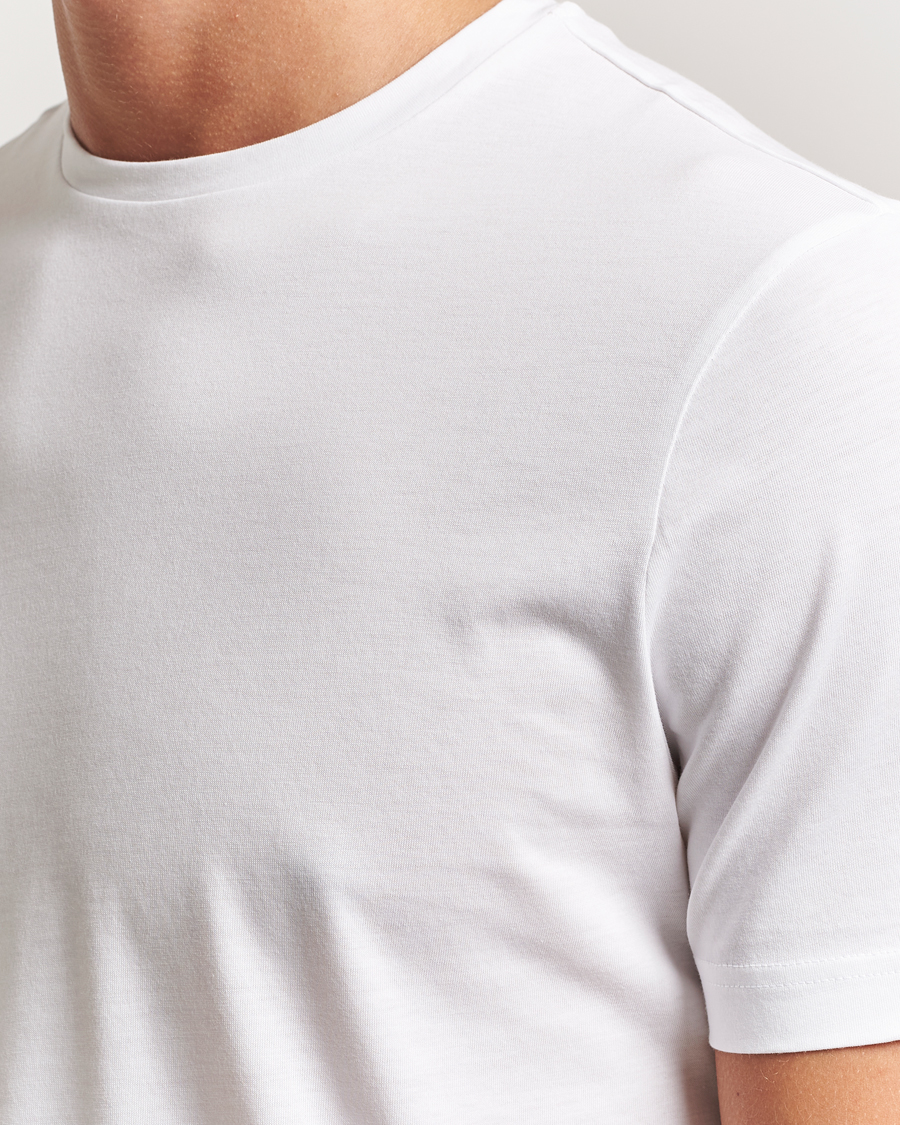 Herr | T-Shirts | Stenströms | Supima Cotton T-Shirt White