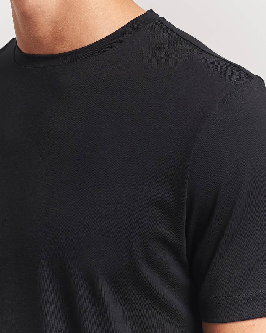 Herr | T-Shirts | Stenströms | Supima Cotton T-Shirt Black