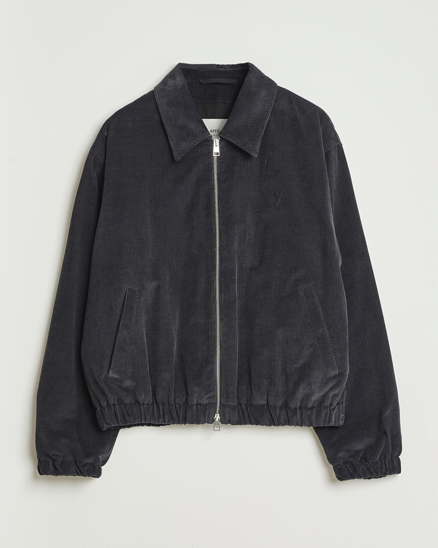 Herr | Jackor | AMI | Light Padded Fine Corduroy Jacket Anthracite