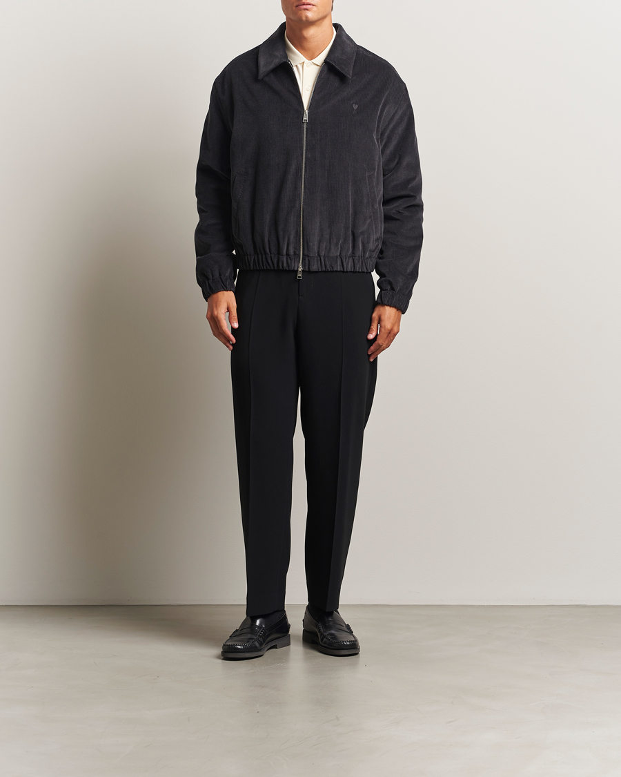 Herr | Jackor | AMI | Light Padded Fine Corduroy Jacket Anthracite