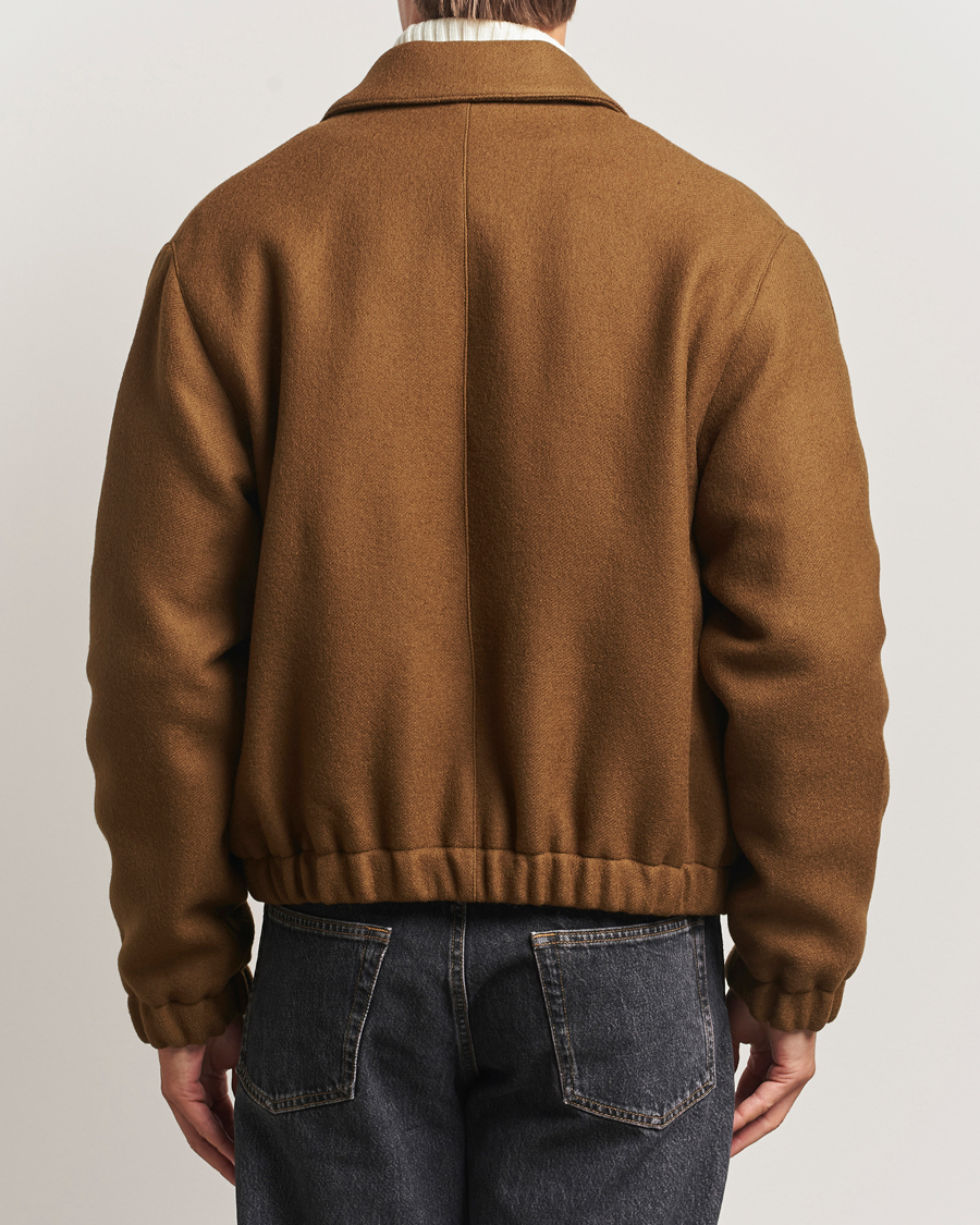 Herr | Jackor | AMI | Boiled Wool Jacket Noisette
