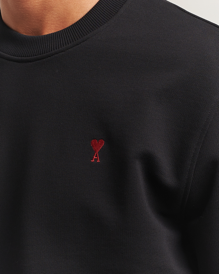 Herr | Tröjor | AMI | Heart Logo Sweatshirt Black