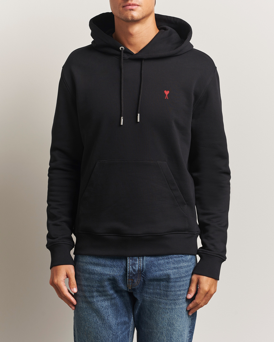 Herr | Tröjor | AMI | Heart Logo Hoodie Black