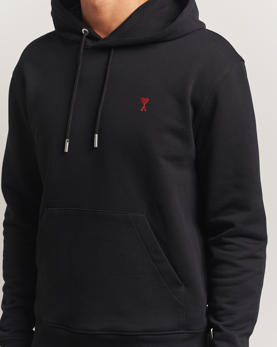Herr | Tröjor | AMI | Heart Logo Hoodie Black