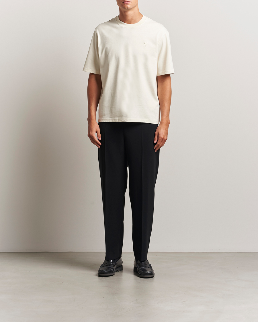 Herr | T-Shirts | AMI | Tonal Heart Logo T-Shirt Ivory