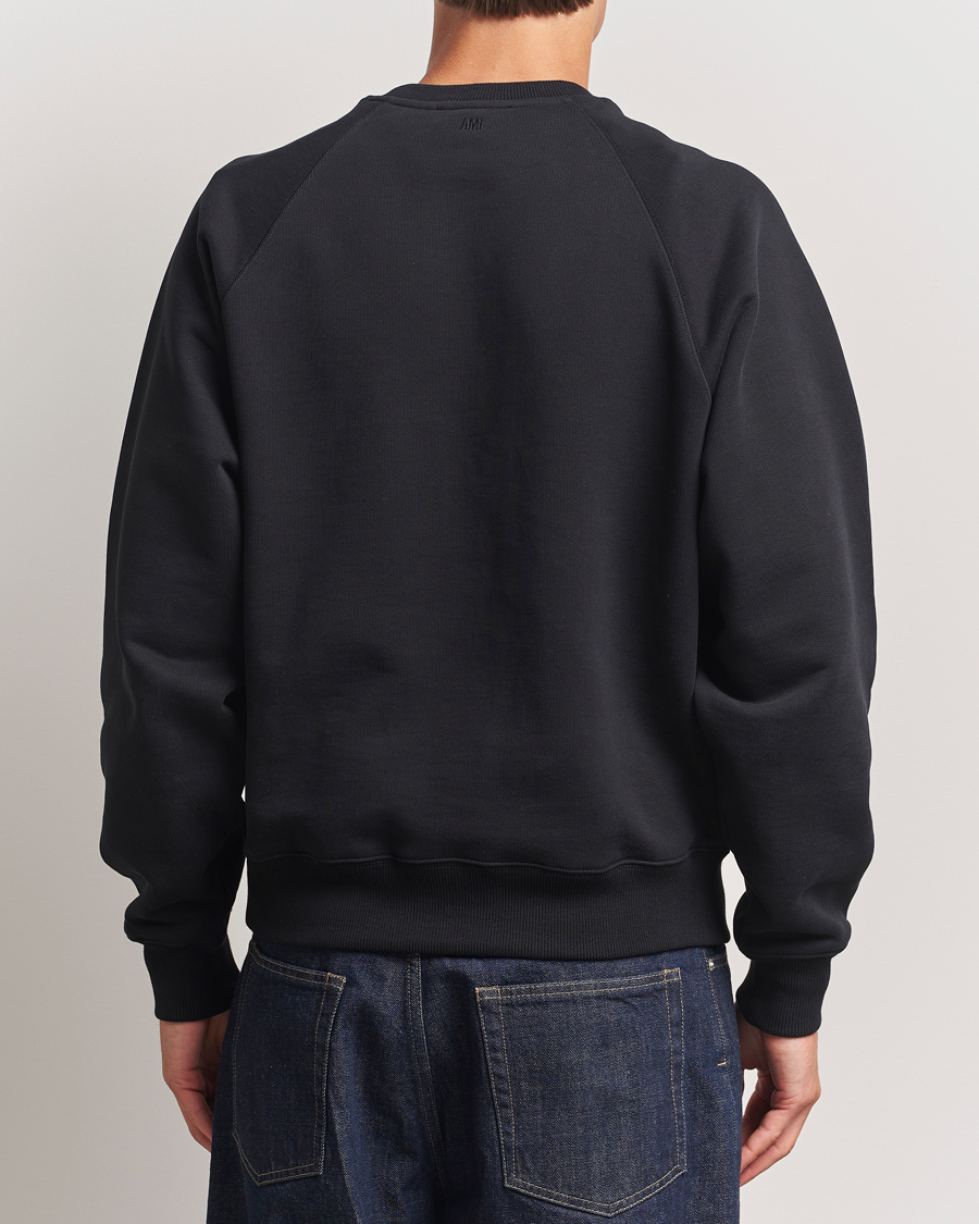 Herr | Tröjor | AMI | Tonal Heart Logo Sweatshirt Black