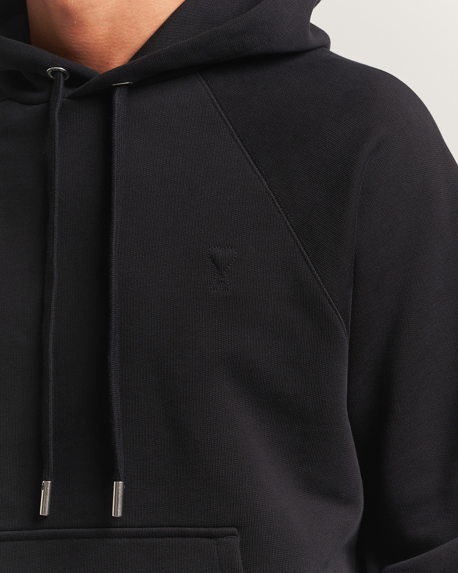 Herr | Tröjor | AMI | Tonal Heart Logo Hoodie Black