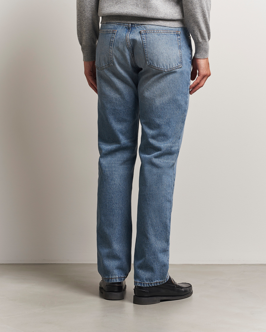 Herr | Byxor | AMI | Classic Fit Jeans Used Blue