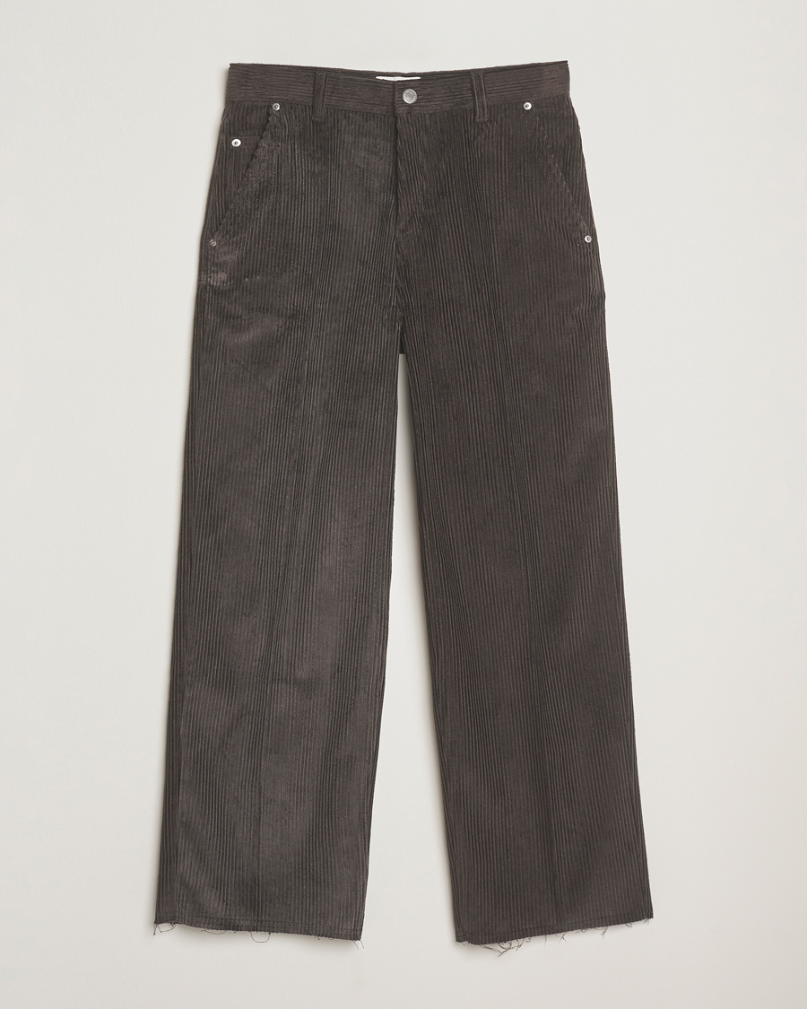 Herr | Byxor | AMI | Corduroy Trousers Anthracite