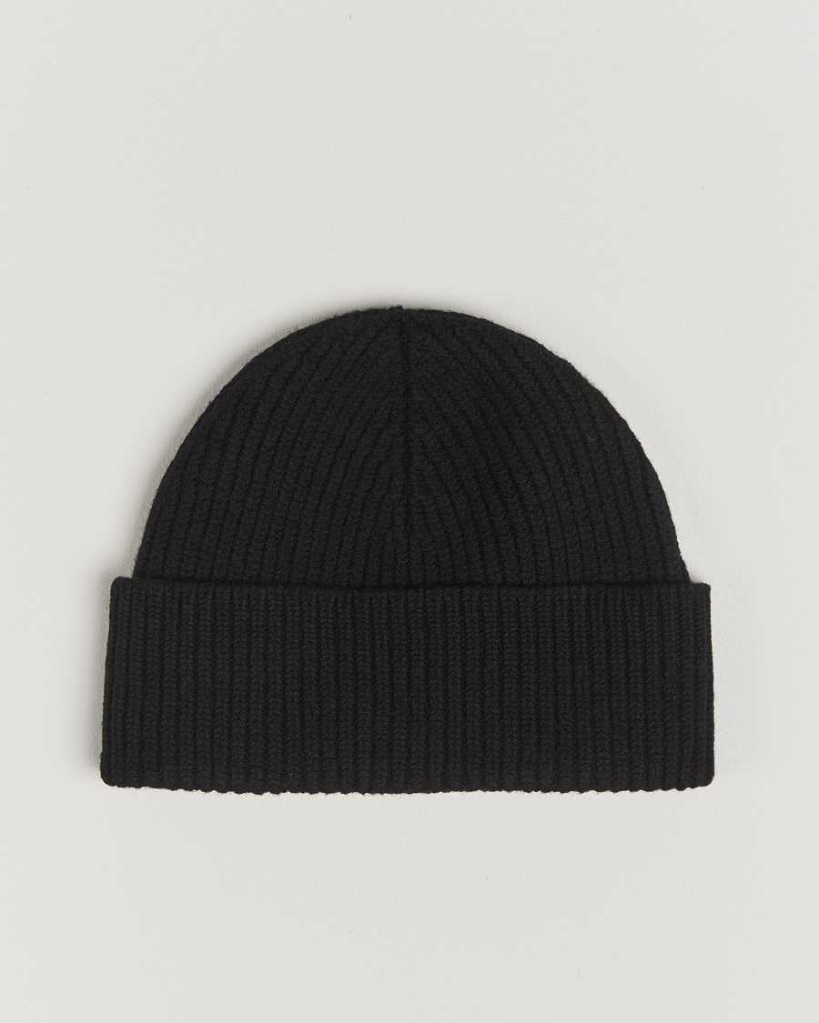 Herr | Mössor | AMI | Heart Logo Beanie Black
