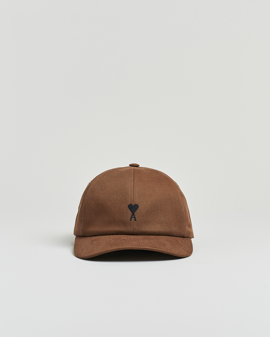 Herr | Hattar & kepsar | AMI | Black Heart Logo Cap Noisette