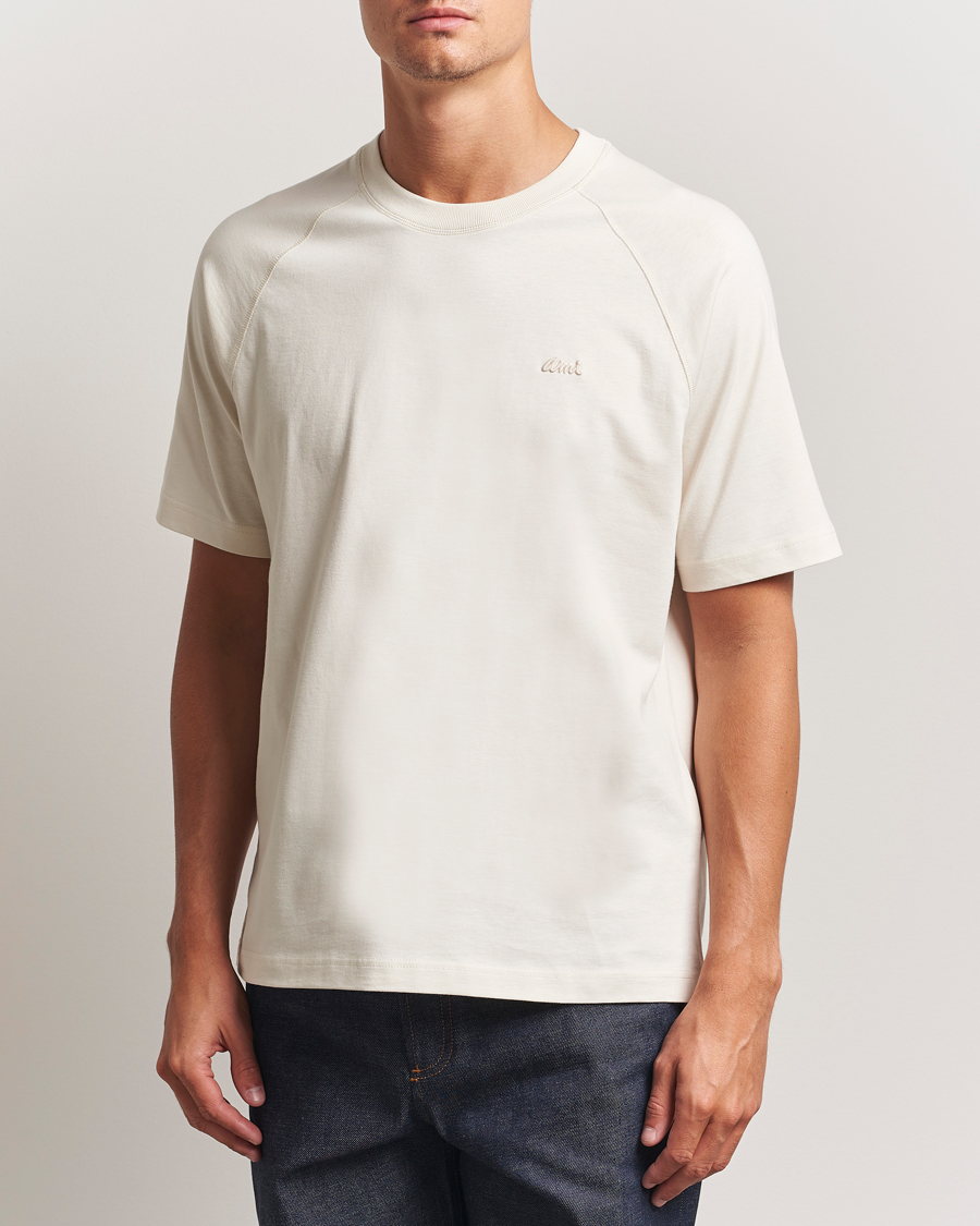 Herr | T-Shirts | AMI | Signature Logo T-Shirt Ivory