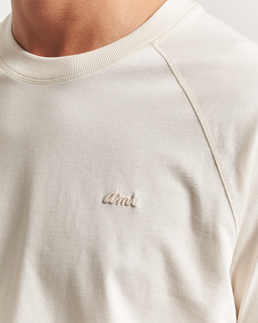 Herr | T-Shirts | AMI | Signature Logo T-Shirt Ivory
