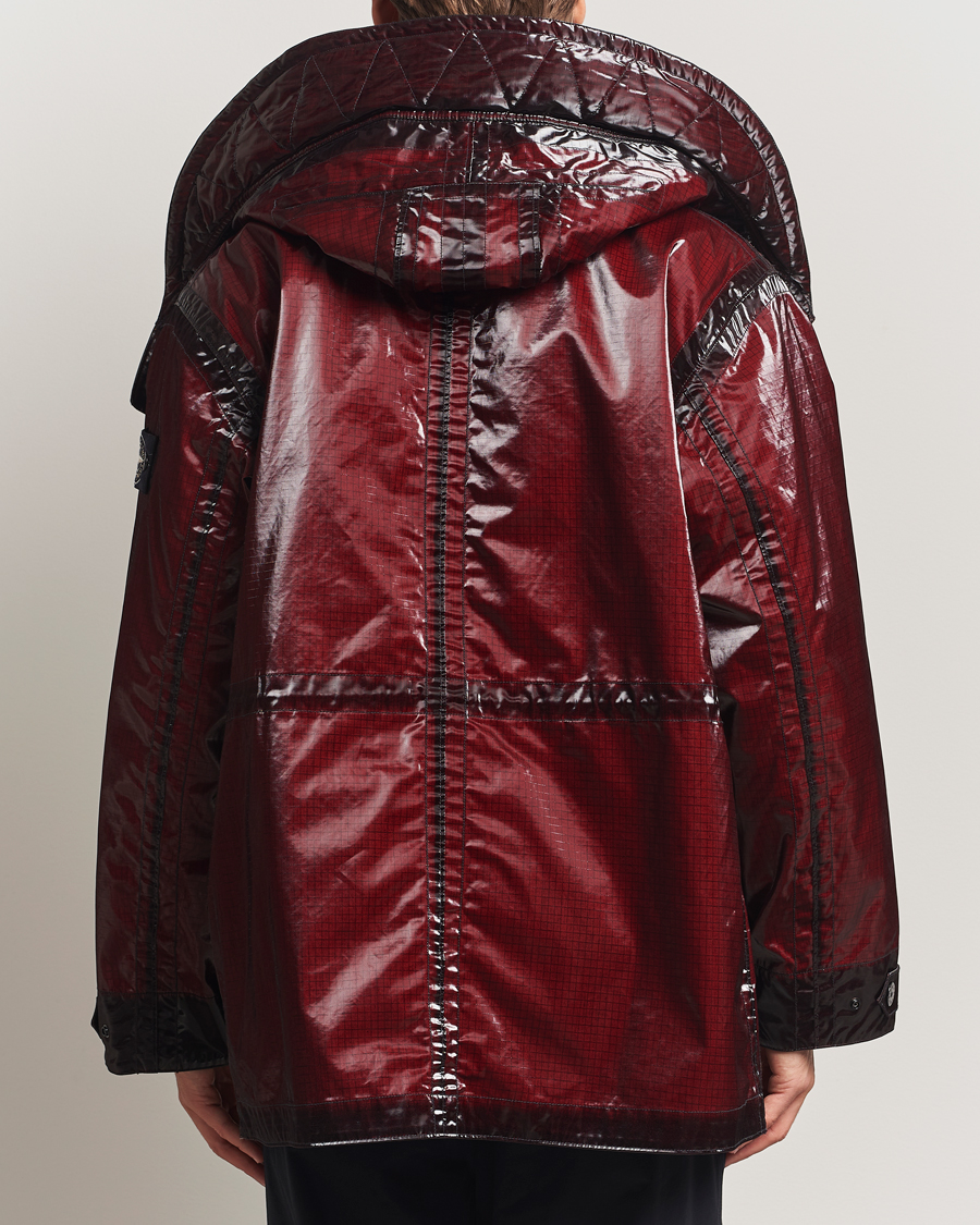 Herr | Jackor | Stone Island | Short Ripstop Detachable Inner Parka Burgundy