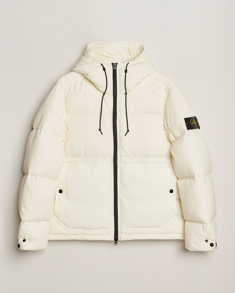Herr | Jackor | Stone Island | Ripstop Cordura Padded Down Parka Ivory