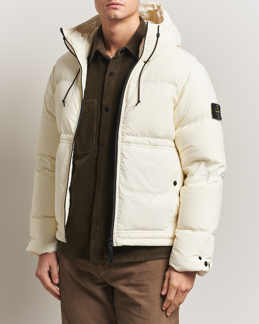 Herr | Jackor | Stone Island | Ripstop Cordura Padded Down Parka Ivory