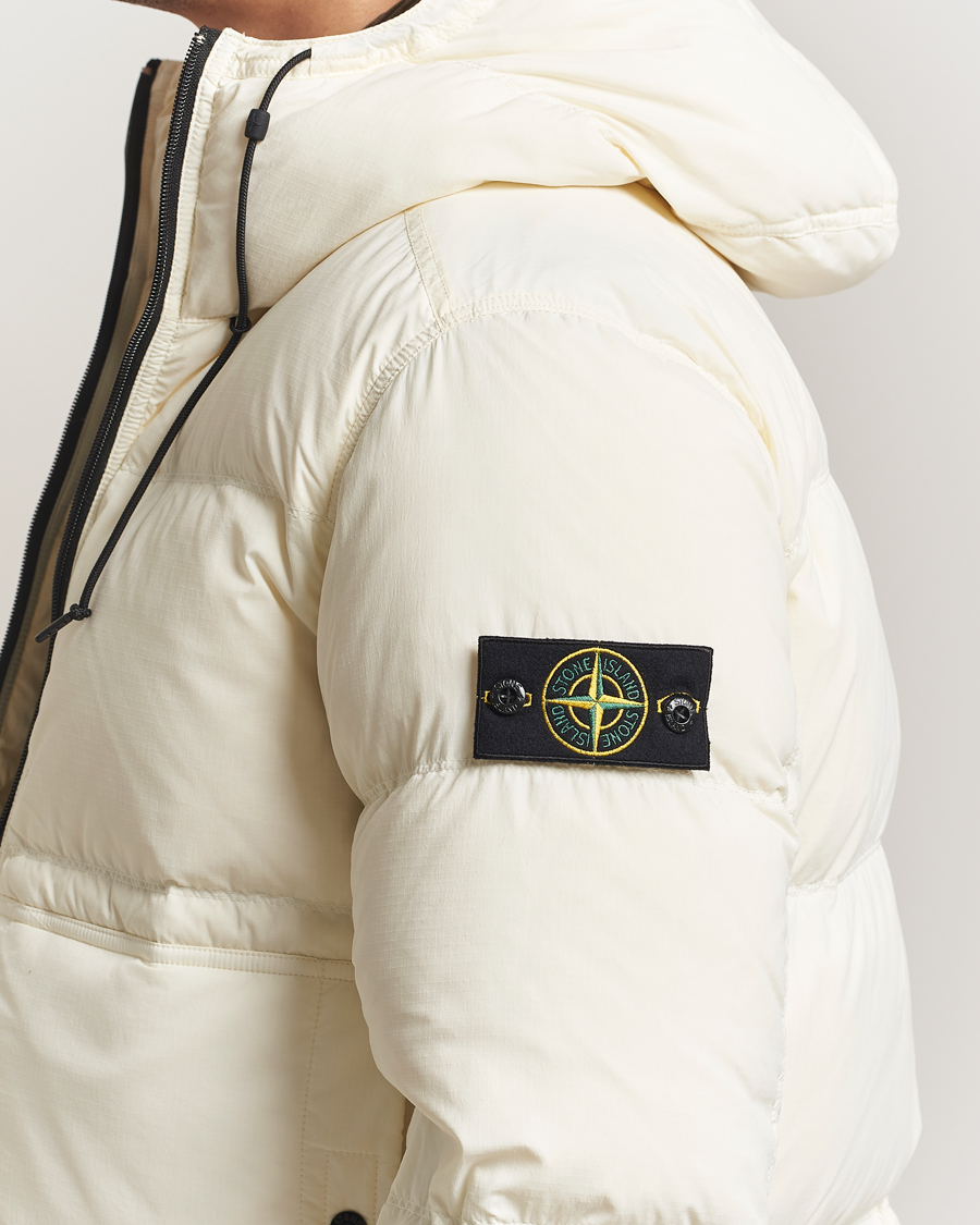 Herr | Jackor | Stone Island | Ripstop Cordura Padded Down Parka Ivory