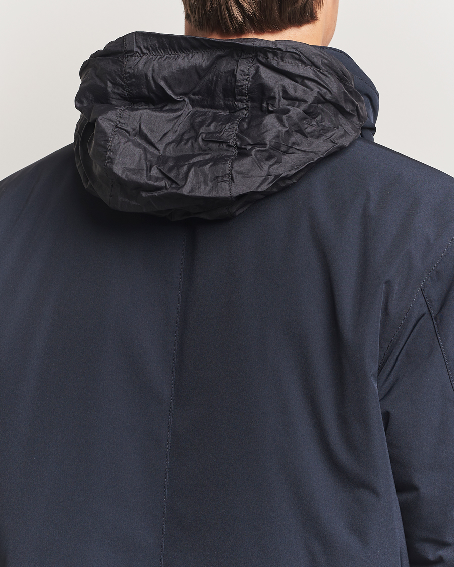 Herr | Jackor | Stone Island | Micro Twill Padded Field Jacket Navy
