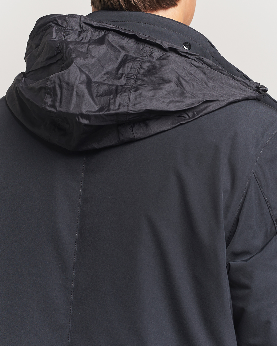 Herr | Jackor | Stone Island | Micro Twill Padded Field Jacket Black