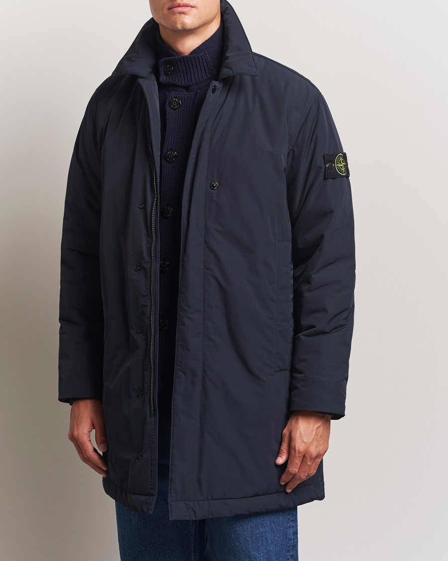 Herr | Jackor | Stone Island | Micro Twill Primaloft Padded Coat Navy