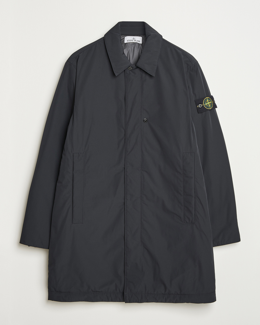 Herr | Jackor | Stone Island | Micro Twill Primaloft Padded Coat Black