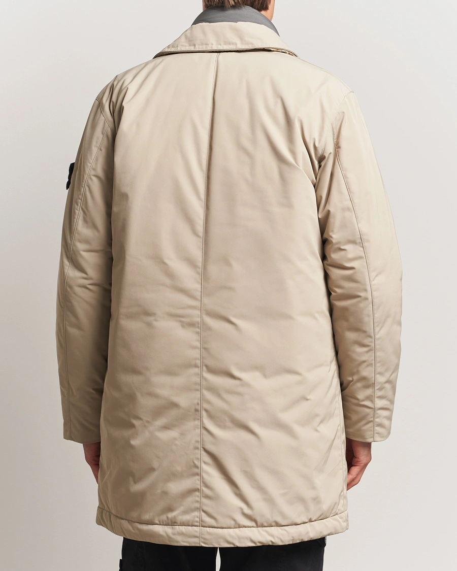 Herr | Jackor | Stone Island | Micro Twill Primaloft Padded Coat Beige
