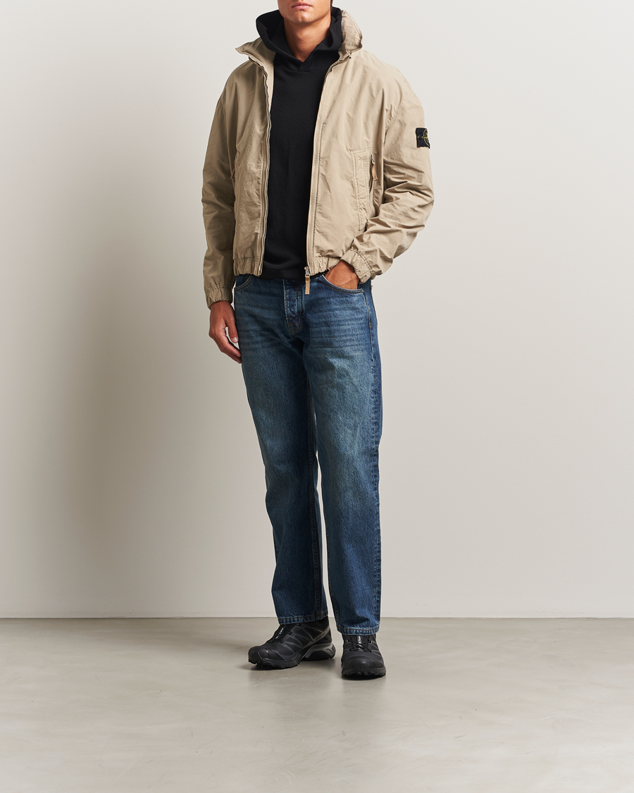 Herr | Jackor | Stone Island | David Light-TC Bomber Jacket Beige