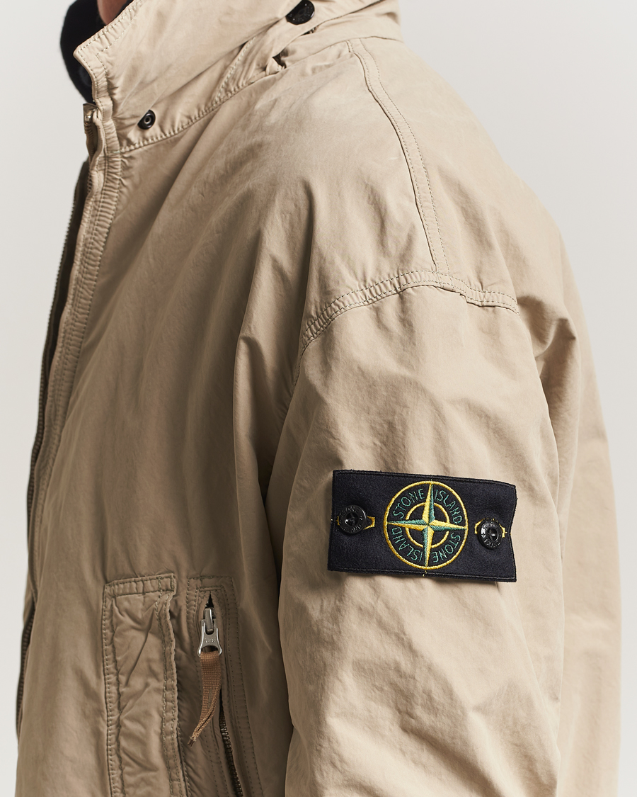 Herr | Jackor | Stone Island | David Light-TC Bomber Jacket Beige