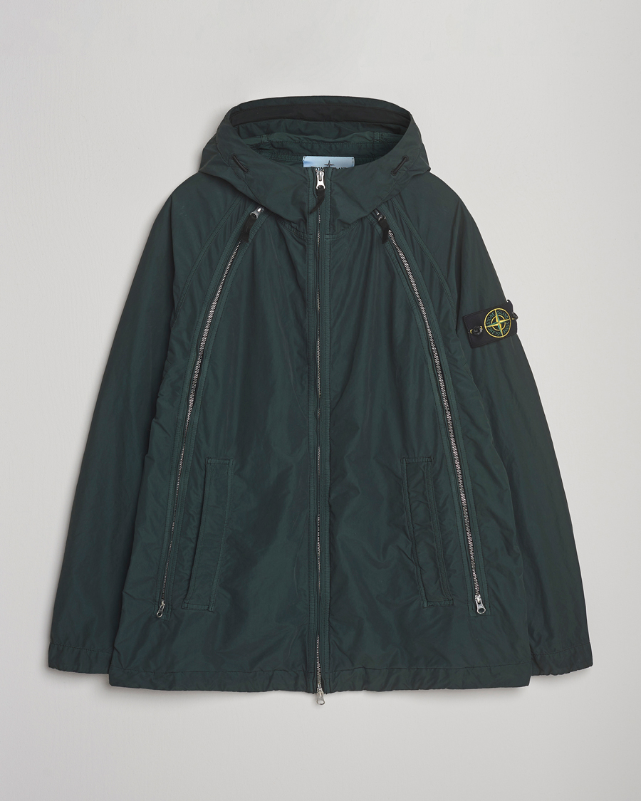 Herr | Jackor | Stone Island | David-Light TC Hooded Jacket Green
