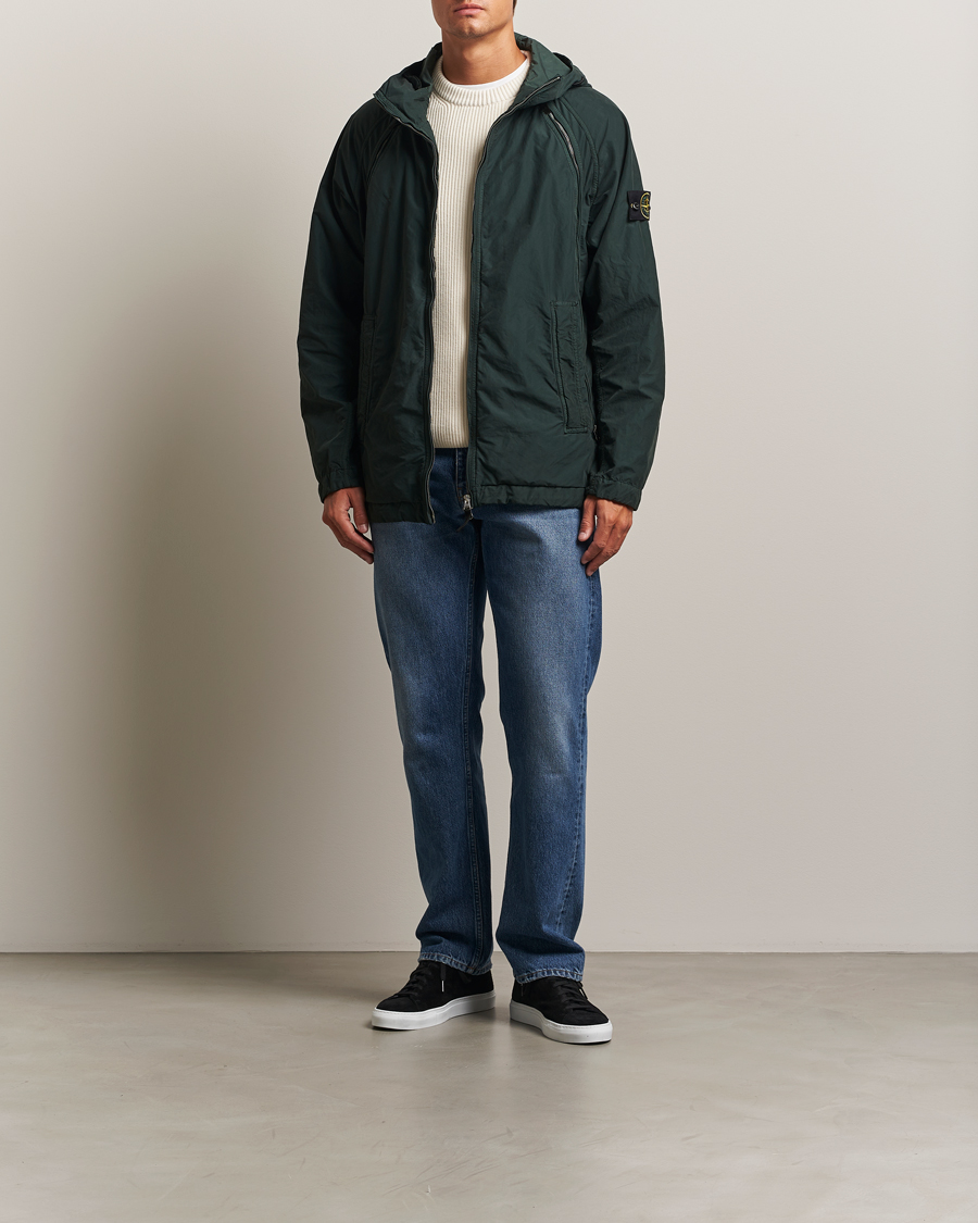 Herr | Jackor | Stone Island | David-Light TC Hooded Jacket Green