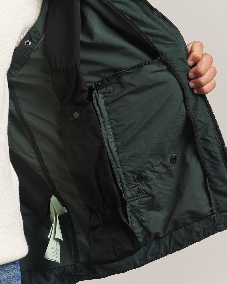 Herr | Jackor | Stone Island | David-Light TC Hooded Jacket Green