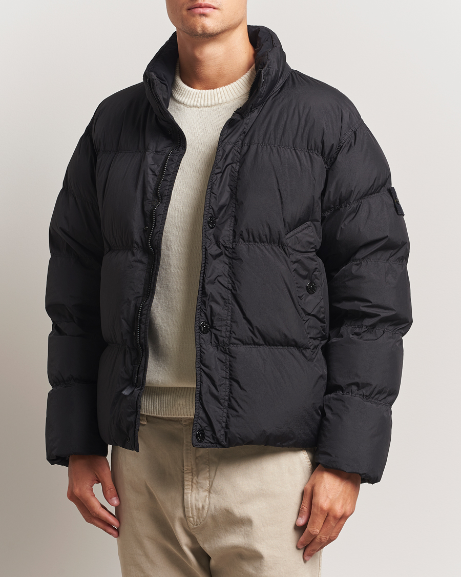Herr | Jackor | Stone Island | Crinkle Reps Down Jacket Black