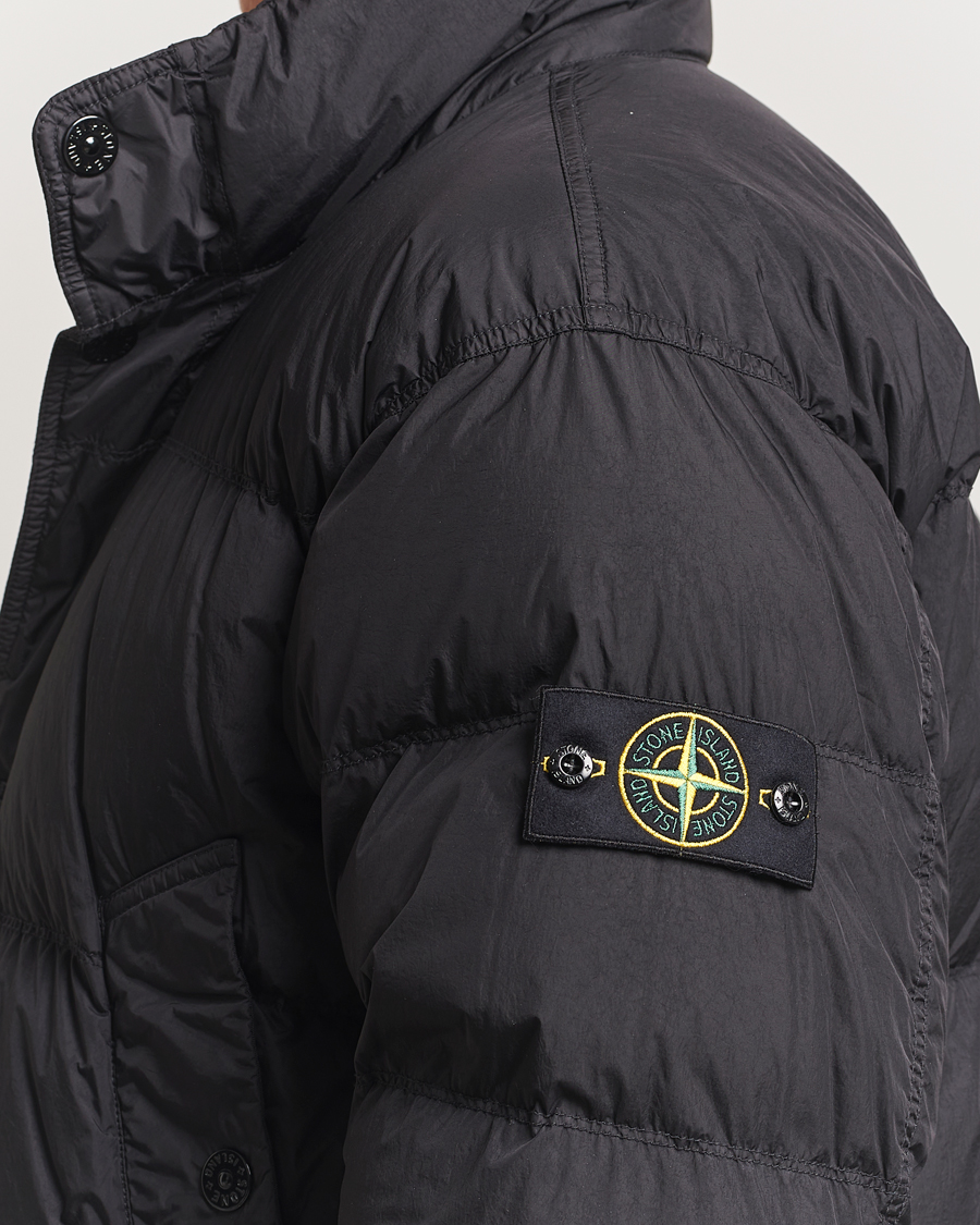Herr | Jackor | Stone Island | Crinkle Reps Down Jacket Black