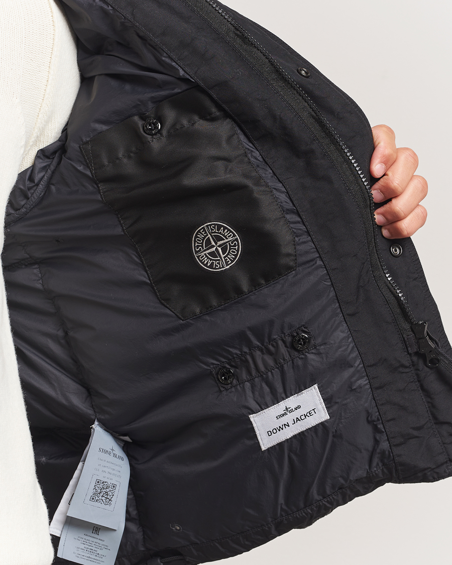 Herr | Jackor | Stone Island | Crinkle Reps Down Jacket Black