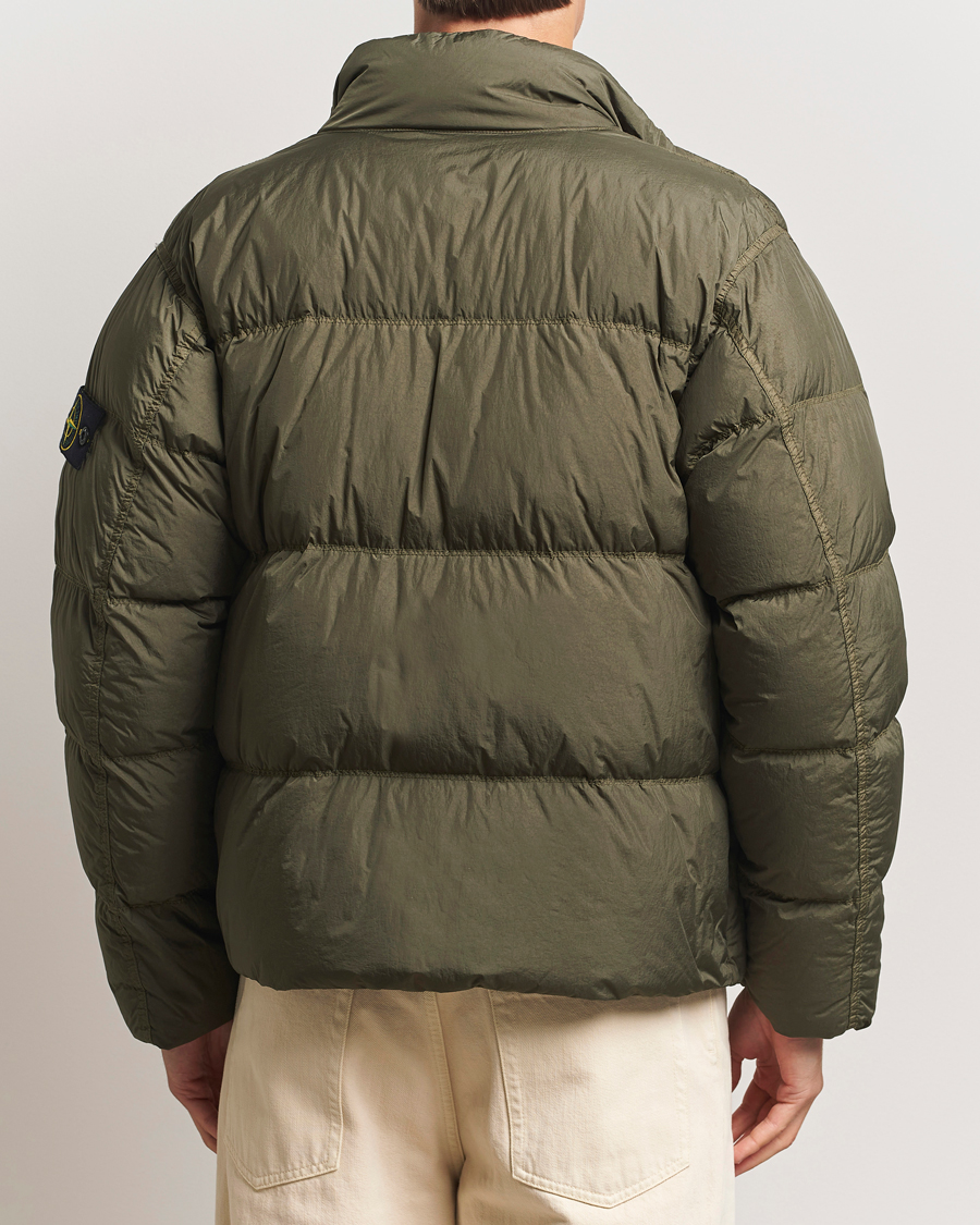 Herr | Jackor | Stone Island | Crinkle Reps Down Jacket Military Green