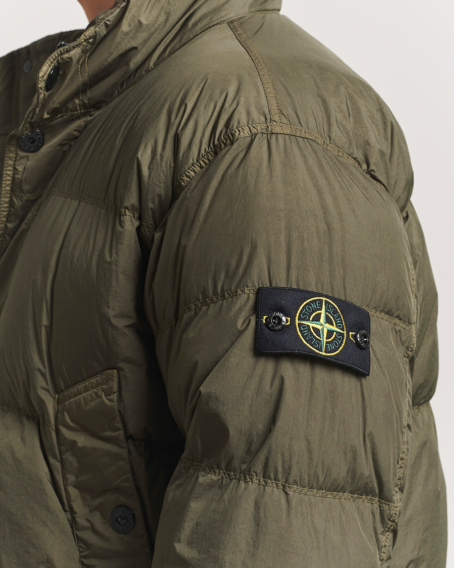 Herr | Jackor | Stone Island | Crinkle Reps Down Jacket Military Green