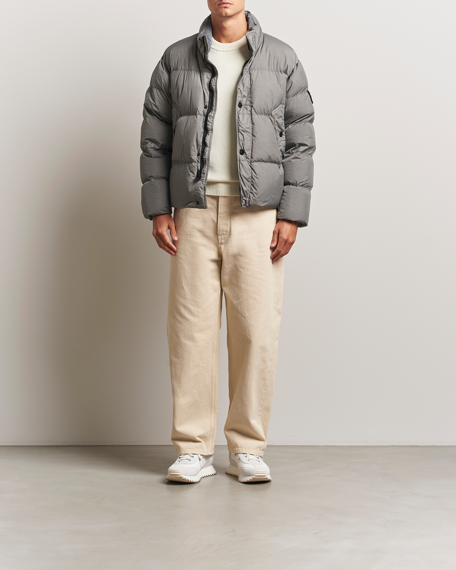 Herr | Jackor | Stone Island | Crinkle Reps Down Jacket Cement
