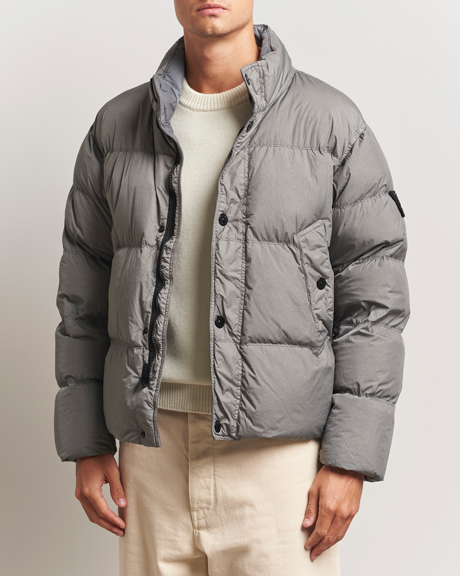 Herr | Jackor | Stone Island | Crinkle Reps Down Jacket Cement
