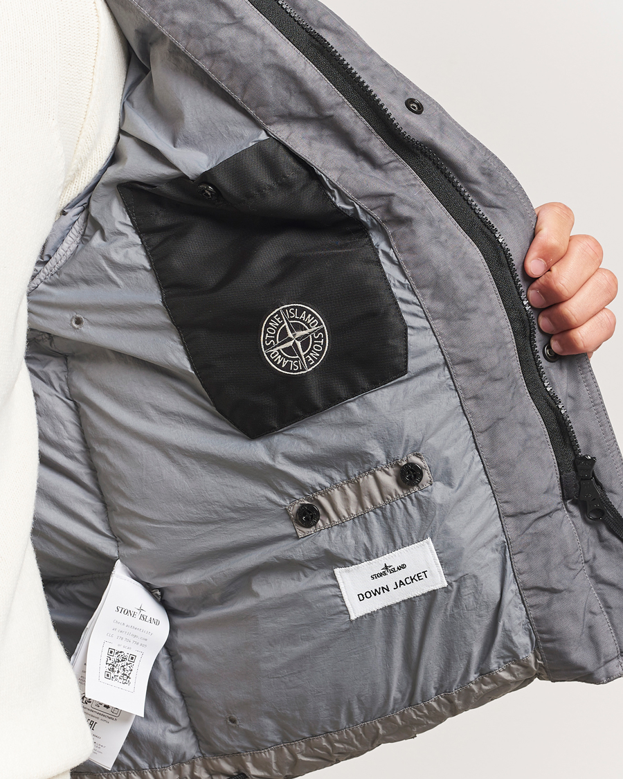 Herr | Jackor | Stone Island | Crinkle Reps Down Jacket Cement