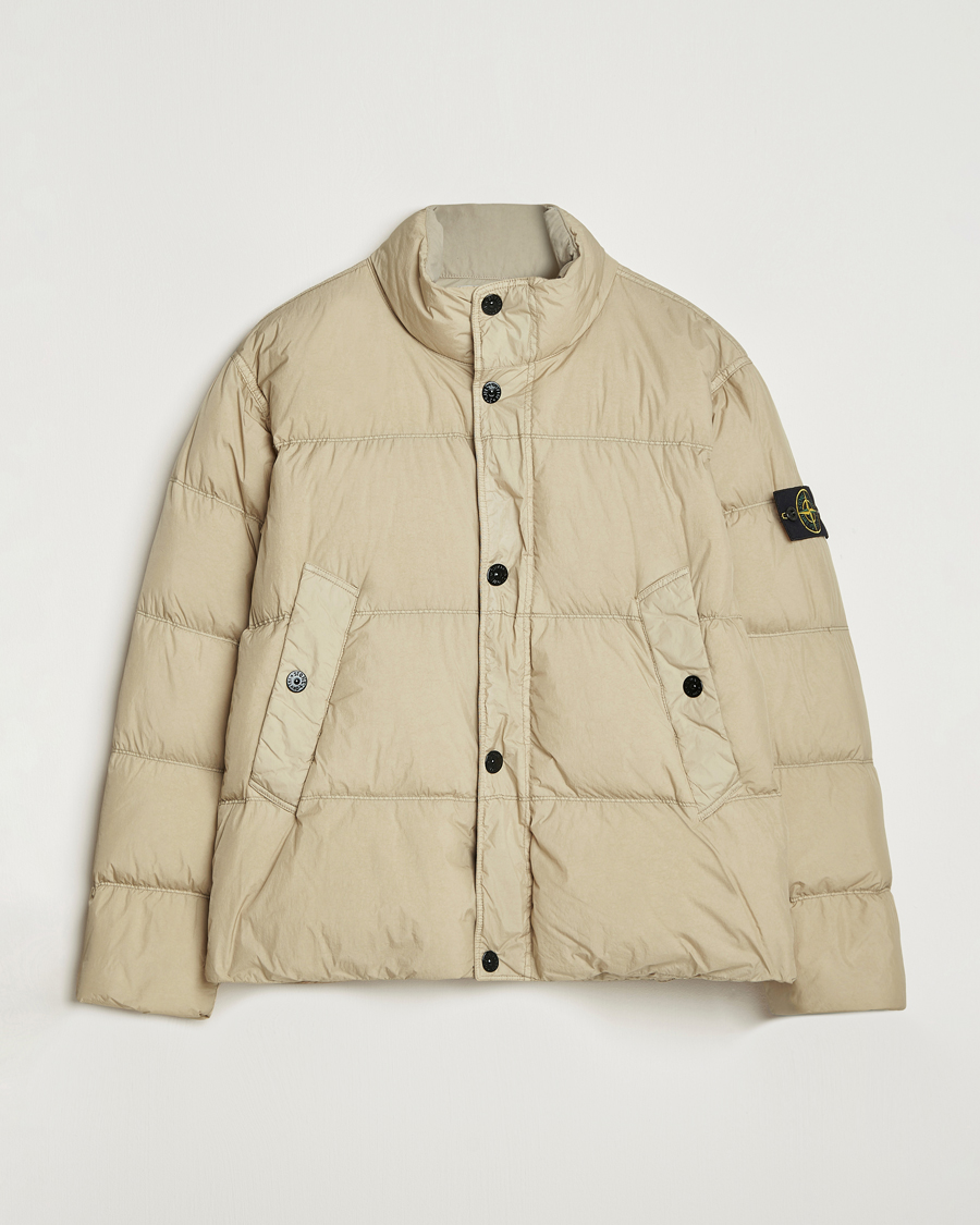 Herr | Jackor | Stone Island | Crinkle Reps Down Jacket Beige