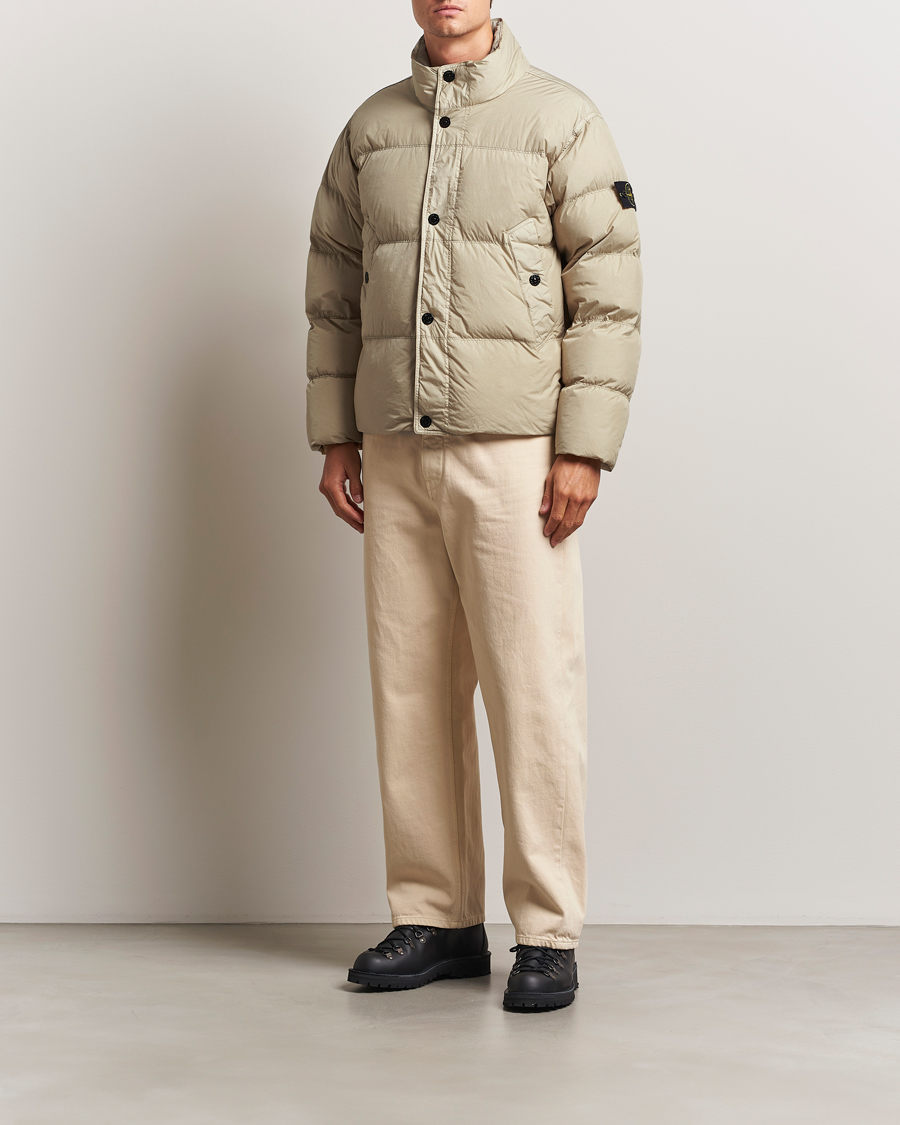 Herr | Jackor | Stone Island | Crinkle Reps Down Jacket Beige
