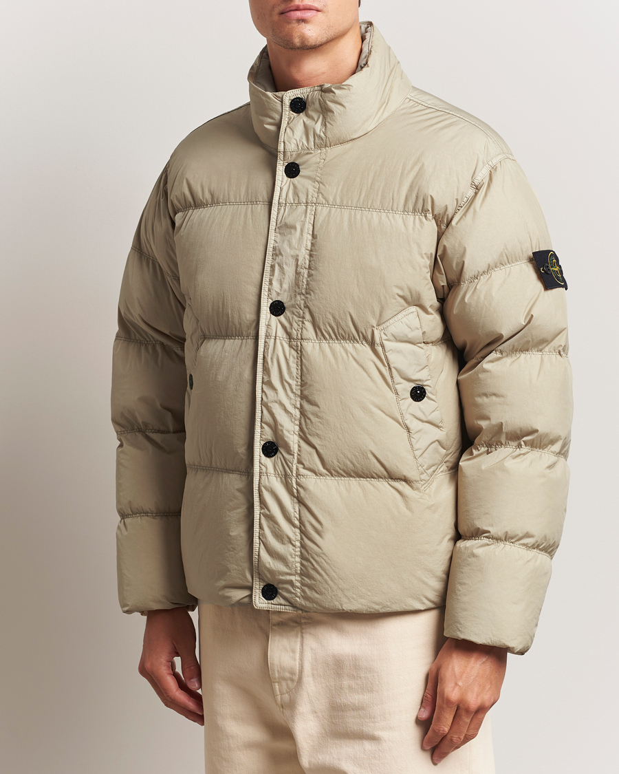 Herr | Jackor | Stone Island | Crinkle Reps Down Jacket Beige