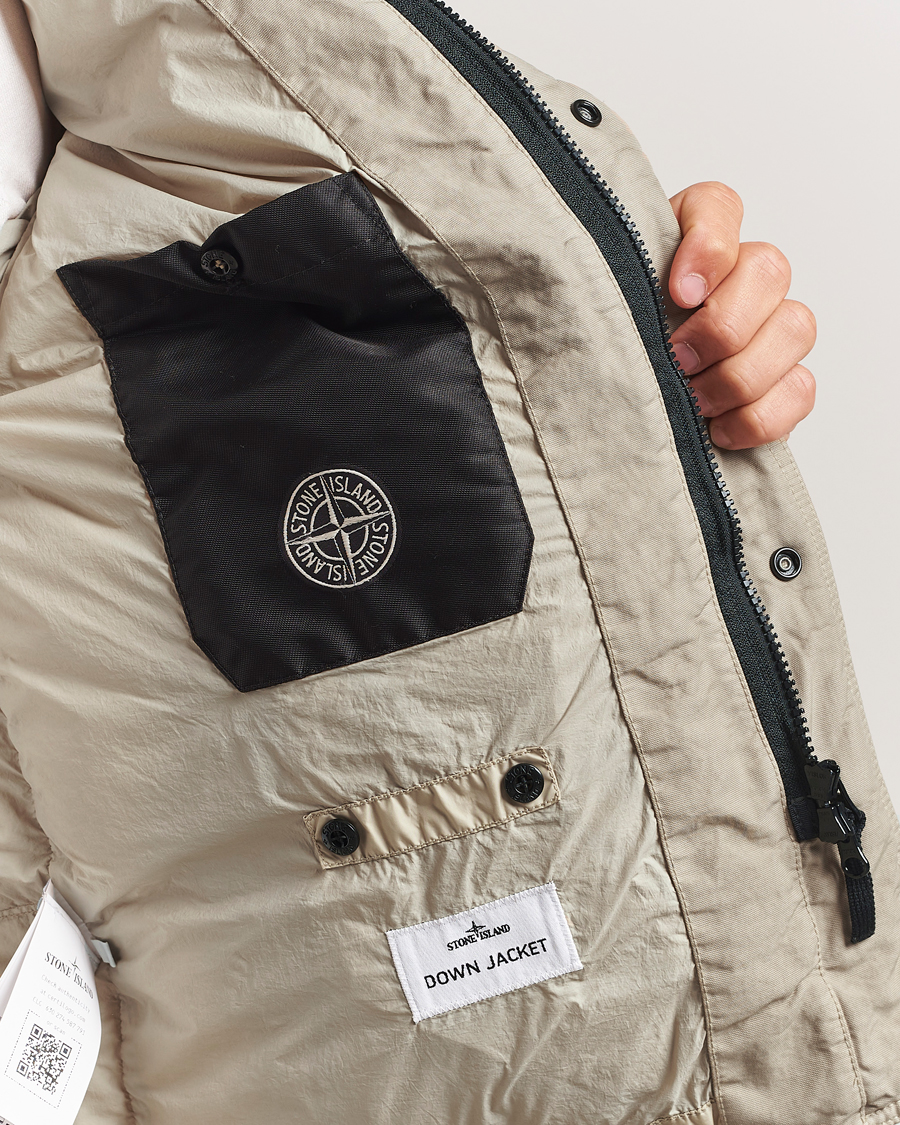 Herr | Jackor | Stone Island | Crinkle Reps Down Jacket Beige