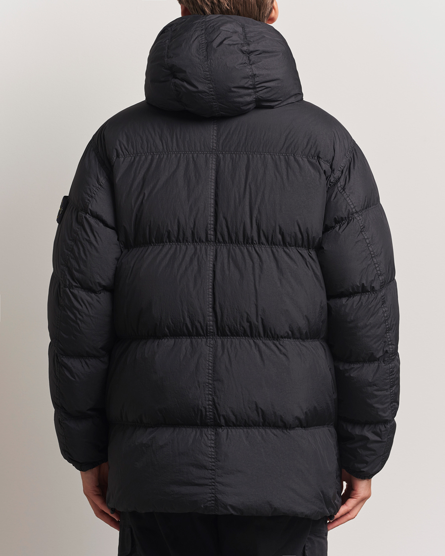 Herr | Jackor | Stone Island | Crinkle Reps Down Parka Black