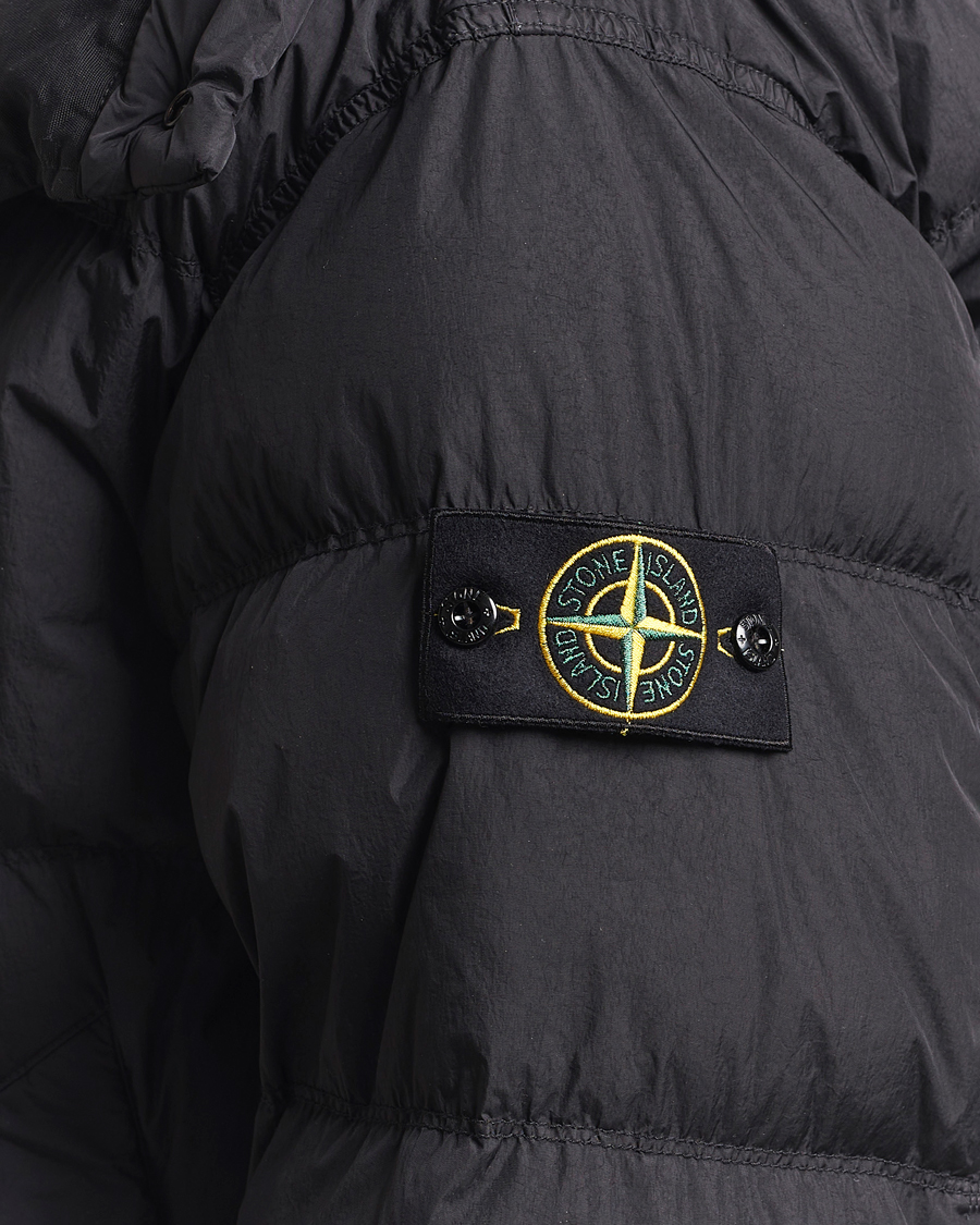 Herr | Jackor | Stone Island | Crinkle Reps Down Parka Black